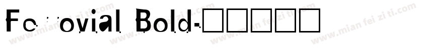 Ferrovial Bold字体转换